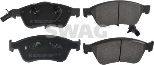 Swag 30 91 6526 - Bremžu uzliku kompl., Disku bremzes www.autospares.lv