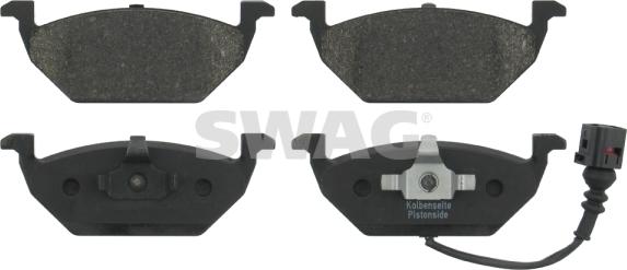 Swag 30 91 6618 - Brake Pad Set, disc brake www.autospares.lv