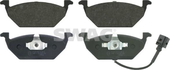 Swag 30 91 6617 - Brake Pad Set, disc brake www.autospares.lv