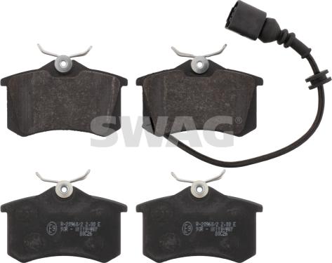 Swag 30 91 6639 - Brake Pad Set, disc brake www.autospares.lv