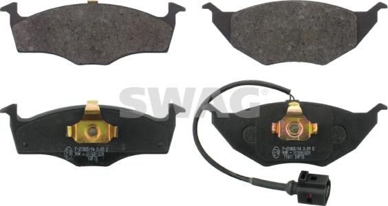 Swag 30 91 6620 - Bremžu uzliku kompl., Disku bremzes www.autospares.lv