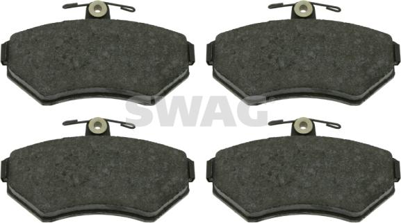 Swag 30 91 6046 - Brake Pad Set, disc brake www.autospares.lv