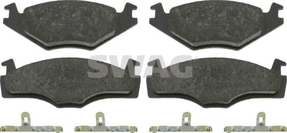 Swag 30 91 6005 - Bremžu uzliku kompl., Disku bremzes www.autospares.lv