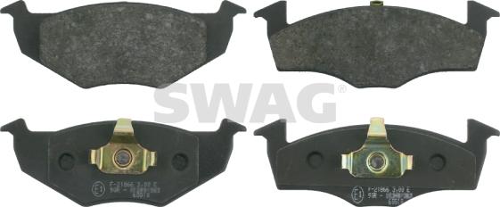 Swag 30 91 6006 - Тормозные колодки, дисковые, комплект www.autospares.lv