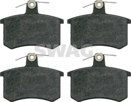 Swag 30 91 6142 - Brake Pad Set, disc brake www.autospares.lv