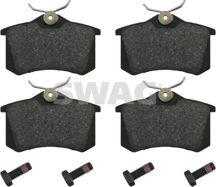 Swag 30 91 6346 - Bremžu uzliku kompl., Disku bremzes www.autospares.lv