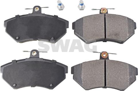 Swag 30 91 6336 - Тормозные колодки, дисковые, комплект www.autospares.lv