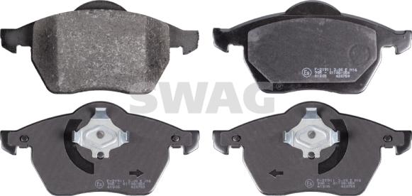 Swag 30 91 6338 - Brake Pad Set, disc brake www.autospares.lv