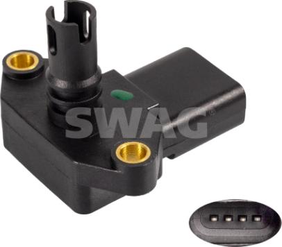 Swag 30 93 6623 - Sensor, intake manifold pressure www.autospares.lv