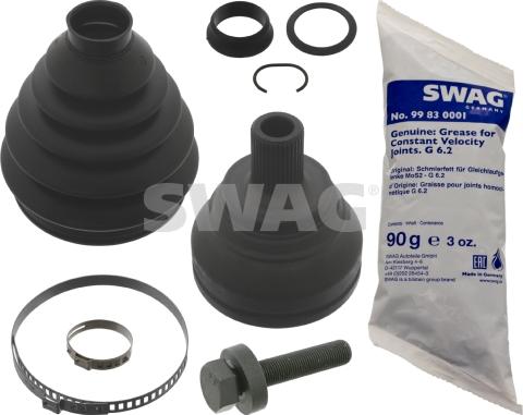 Swag 30 93 3258 - Šarnīru komplekts, Piedziņas vārpsta www.autospares.lv