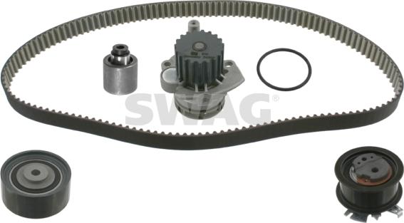 Swag 30 93 2742 - Водяной насос + комплект зубчатого ремня ГРМ www.autospares.lv