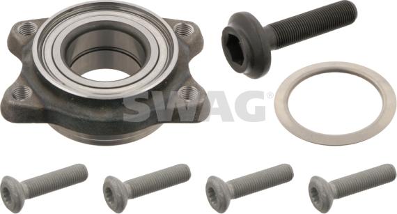 Swag 30 92 9837 - Подшипник ступицы колеса, комплект www.autospares.lv