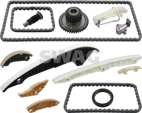 Swag 30 10 6513 - Комплект цепи привода распредвала www.autospares.lv