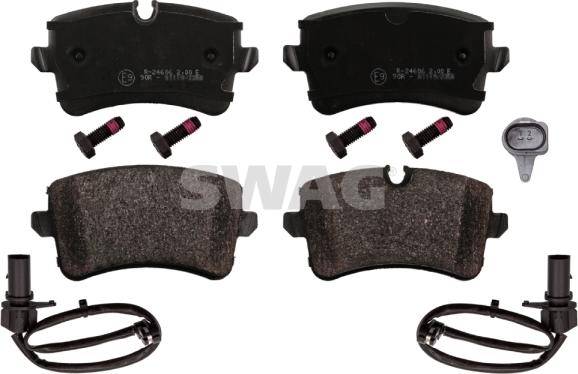 Swag 30 11 6016 - Brake Pad Set, disc brake www.autospares.lv