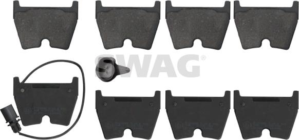 Swag 30 11 6024 - Bremžu uzliku kompl., Disku bremzes www.autospares.lv