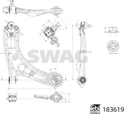 Swag 33 10 9090 - Track Control Arm www.autospares.lv