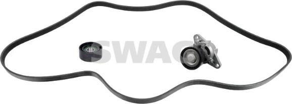 Swag 33 10 9038 - Ķīļrievu siksnu komplekts autospares.lv