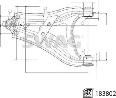 Swag 33 10 9218 - Рычаг подвески колеса www.autospares.lv