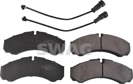 Swag 33 10 5423 - Bremžu uzliku kompl., Disku bremzes www.autospares.lv