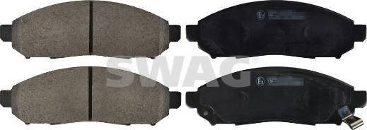 Swag 33 10 5122 - Brake Pad Set, disc brake www.autospares.lv