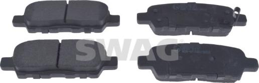 Swag 33 10 5347 - Тормозные колодки, дисковые, комплект www.autospares.lv