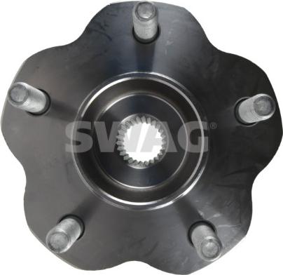 Swag 33 10 5242 - Подшипник ступицы колеса, комплект www.autospares.lv