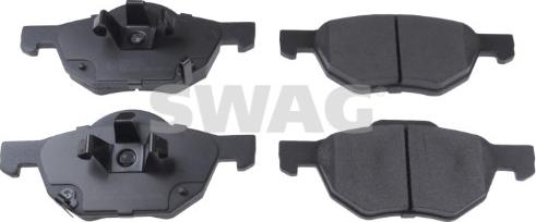 Swag 33 10 6509 - Тормозные колодки, дисковые, комплект www.autospares.lv