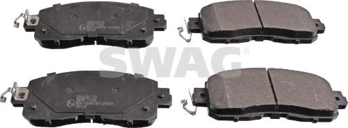 Swag 33 10 6537 - Bremžu uzliku kompl., Disku bremzes www.autospares.lv