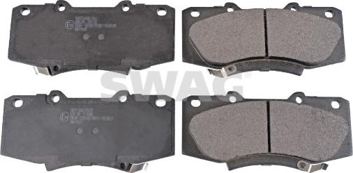 Swag 33 10 6346 - Brake Pad Set, disc brake www.autospares.lv