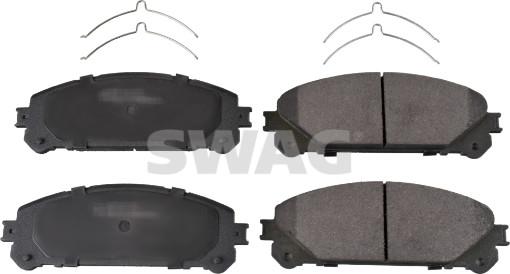 Swag 33 10 6383 - Bremžu uzliku kompl., Disku bremzes www.autospares.lv