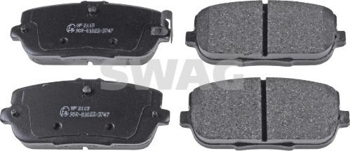 Swag 33 10 6382 - Bremžu uzliku kompl., Disku bremzes www.autospares.lv