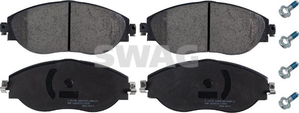 Swag 33 10 0088 - Brake Pad Set, disc brake www.autospares.lv