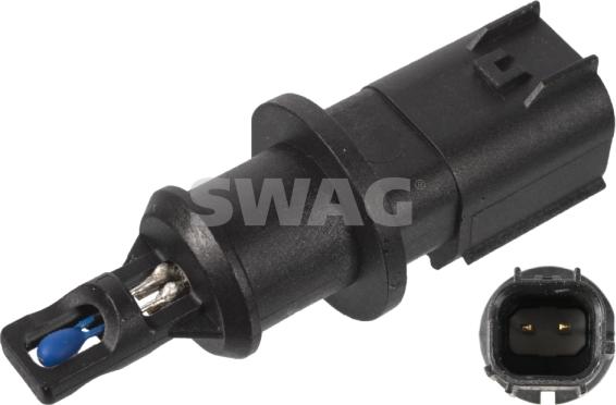 Swag 33 10 0075 - Датчик, температура впускаемого воздуха www.autospares.lv