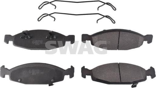 Swag 33 10 0193 - Bremžu uzliku kompl., Disku bremzes www.autospares.lv