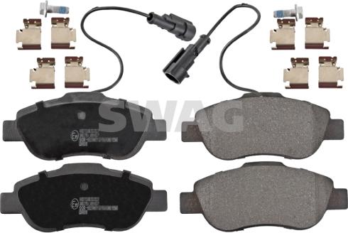 Swag 33 10 0184 - Brake Pad Set, disc brake www.autospares.lv