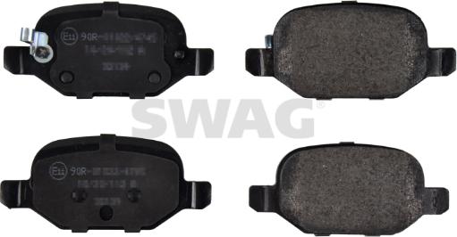 Swag 33 10 1938 - Bremžu uzliku kompl., Disku bremzes www.autospares.lv