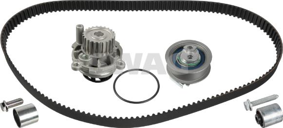 Swag 33 10 1650 - Водяной насос + комплект зубчатого ремня ГРМ www.autospares.lv