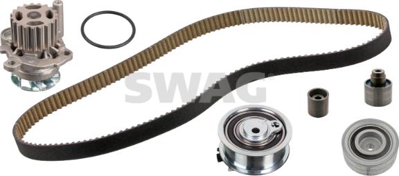 Swag 33 10 1614 - Водяной насос + комплект зубчатого ремня ГРМ www.autospares.lv