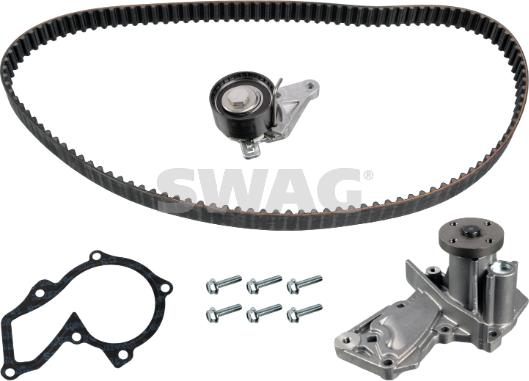 Swag 33 10 1630 - Водяной насос + комплект зубчатого ремня ГРМ www.autospares.lv