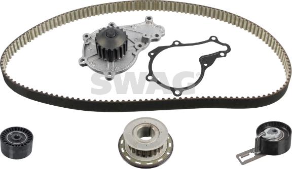 Swag 33 10 1632 - Водяной насос + комплект зубчатого ремня ГРМ www.autospares.lv