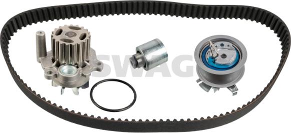 Swag 33 10 3628 - Водяной насос + комплект зубчатого ремня ГРМ www.autospares.lv