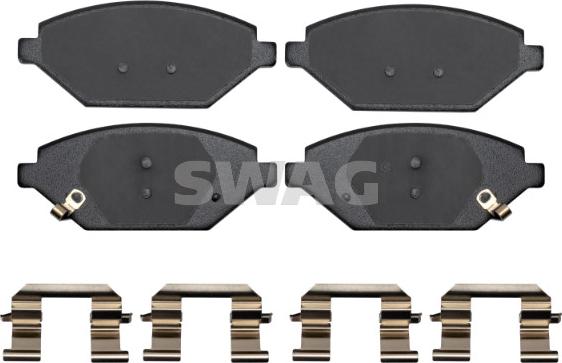 Swag 33 10 3020 - Bremžu uzliku kompl., Disku bremzes www.autospares.lv