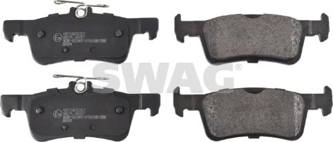 Swag 33 10 2614 - Bremžu uzliku kompl., Disku bremzes www.autospares.lv