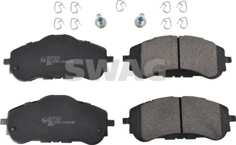 Swag 33 10 7488 - Bremžu uzliku kompl., Disku bremzes www.autospares.lv