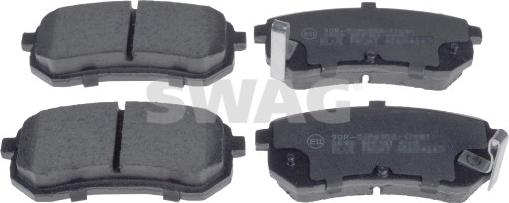 Swag 33 10 7476 - Brake Pad Set, disc brake www.autospares.lv