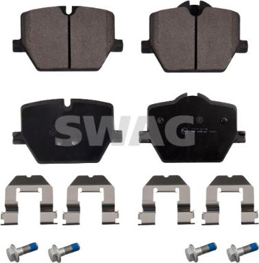 Swag 33 10 7592 - Bremžu uzliku kompl., Disku bremzes www.autospares.lv