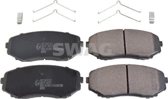 Swag 33 10 7546 - Brake Pad Set, disc brake www.autospares.lv