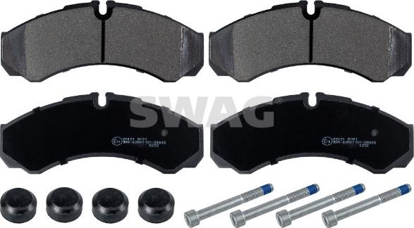 Swag 33 10 7548 - Brake Pad Set, disc brake www.autospares.lv