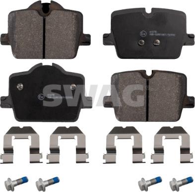 Swag 33 10 7556 - Bremžu uzliku kompl., Disku bremzes www.autospares.lv