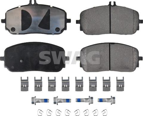 Swag 33 10 7651 - Bremžu uzliku kompl., Disku bremzes www.autospares.lv